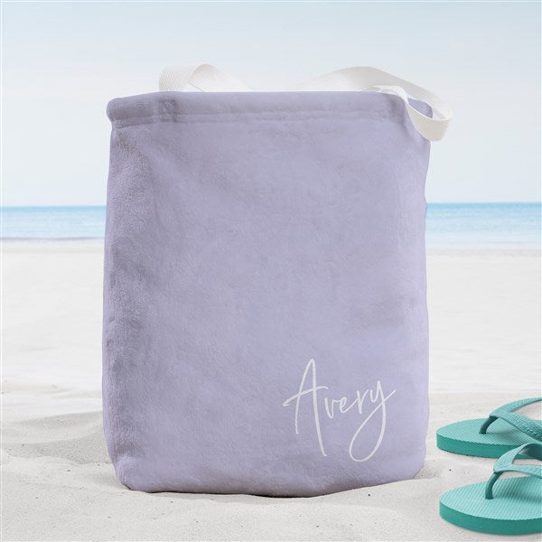 Trendy Script Personalized Beach Bag  - 38256