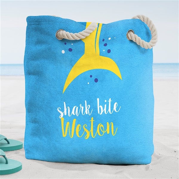 Shark Life Personalized Beach Bag  - 38263