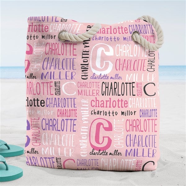 Bright Name Personalized Beach Bag  - 38292