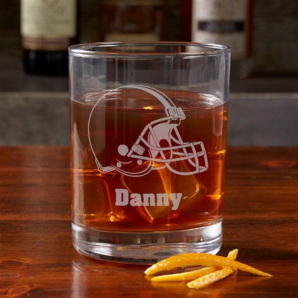 NFL Cleveland Browns Engraved Old Fashioned Whiskey Glasses - 38314
