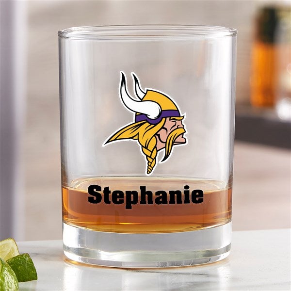 NFL Minnesota Vikings Printed Whiskey Glasses - 38359