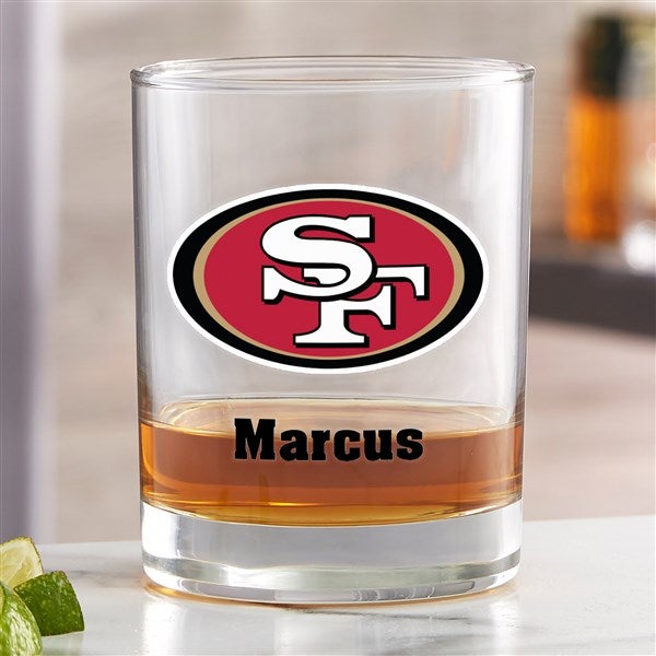 NFL San Francisco 49ers Printed Whiskey Glasses - 38366