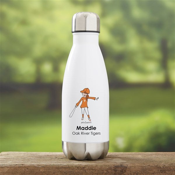 philoSophie's® Baseball Personalized Insulated Water Bottle  - 38407