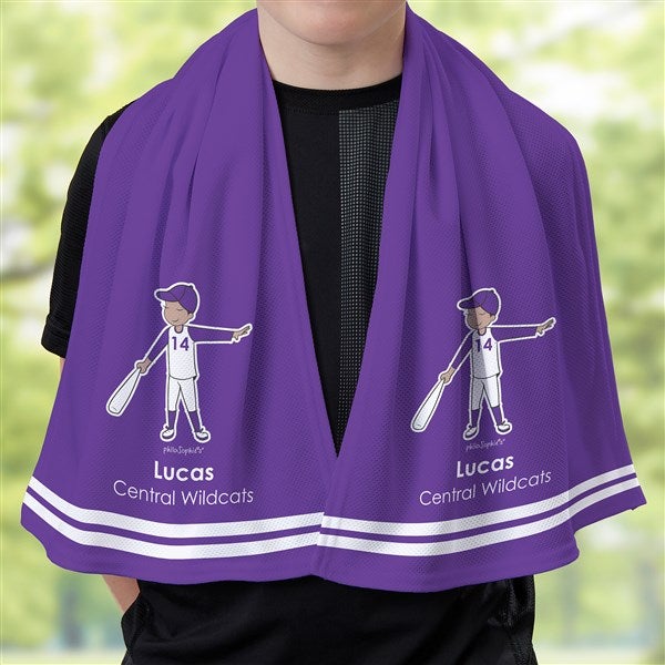 philoSophie's® Baseball Personalized Cooling Towel  - 38409