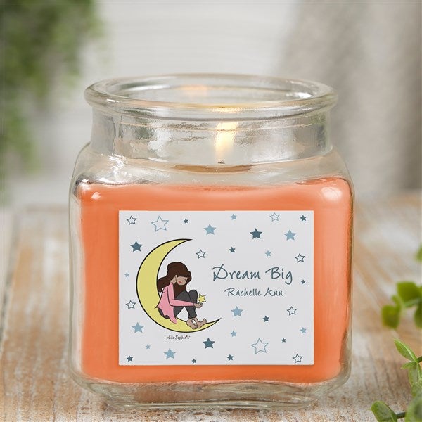 Dream Big philoSophie's® Personalized Scented Glass Candle Jar  - 38414