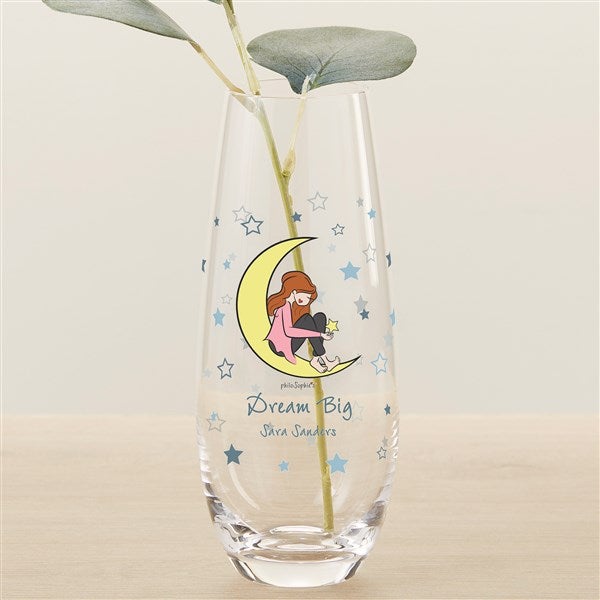 Dream Big philoSophie's® Personalized Printed Bud Vase  - 38418