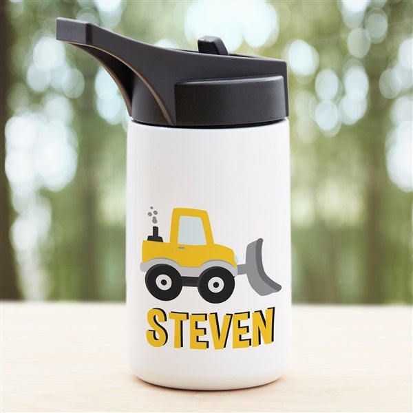 Construction & Monster Trucks Personalized Double-Wall Vacuum Insulated Water Bottle  - 38430