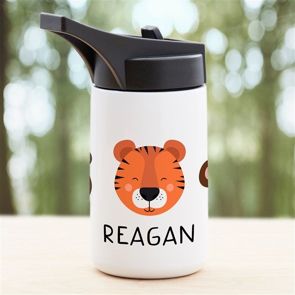 Animal Pals Personalized Double-Wall Vacuum Insulated Water Bottle  - 38470