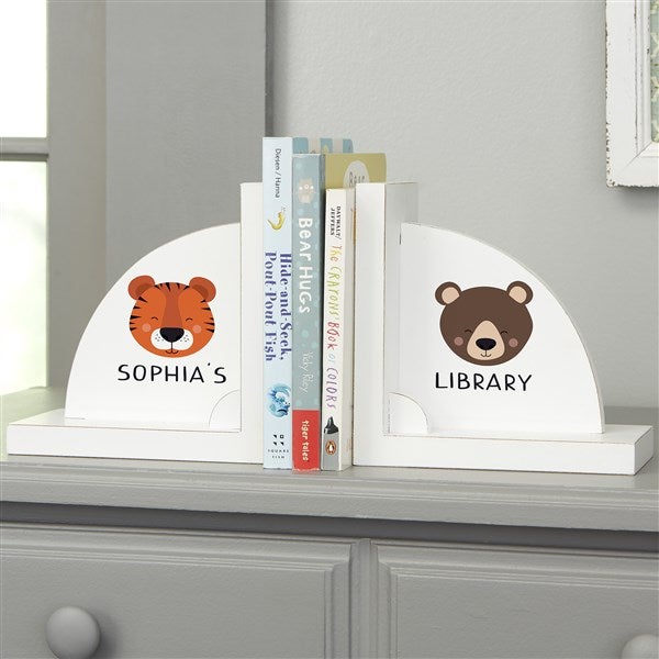 Animal Pals Personalized Bookends  - 38492