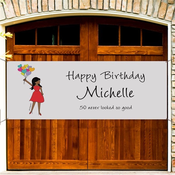 Birthday Balloons philoSophie's® Personalized Birthday Banner  - 38532