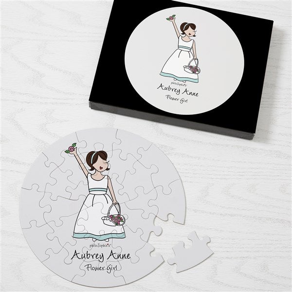 Flower Girl philoSophie's® Personalized Puzzle  - 38537