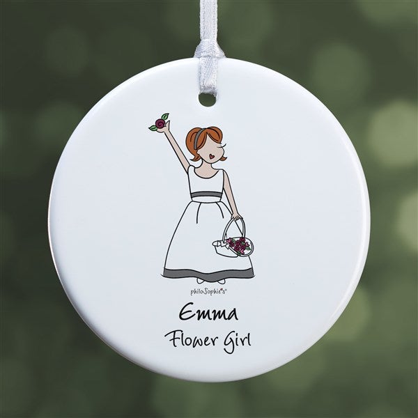 Flower Girl philoSophie's® Personalized Ornaments  - 38538