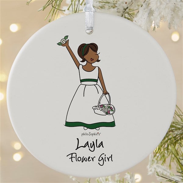 Flower Girl philoSophie's® Personalized Ornaments  - 38538