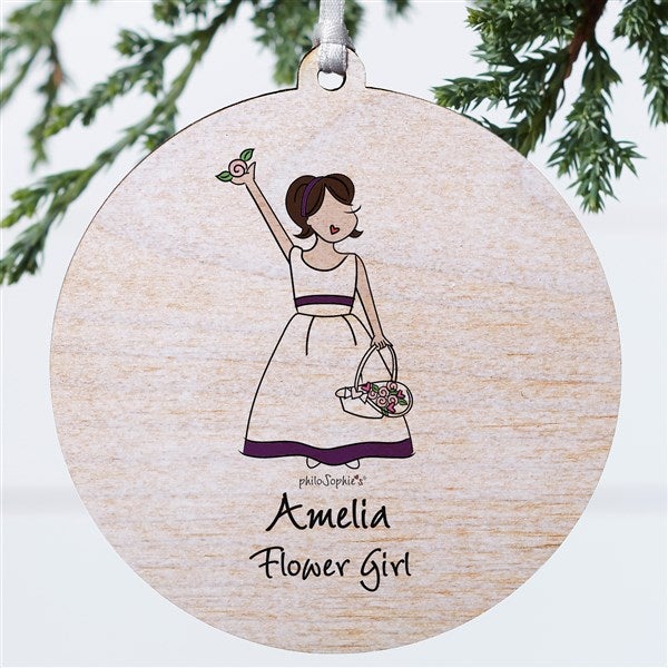 Flower Girl philoSophie's® Personalized Ornaments  - 38538