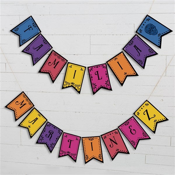 Day of the Dead Personalized Bunting Banner  - 38548