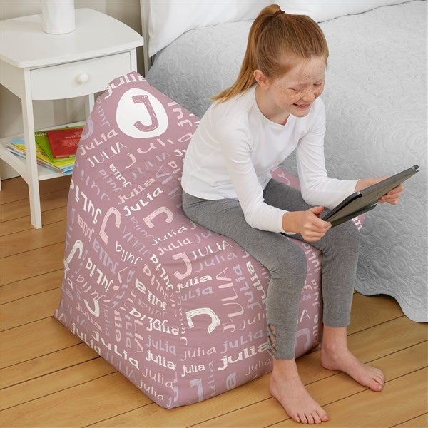 Youthful Name Personalized Bean Bag Chair