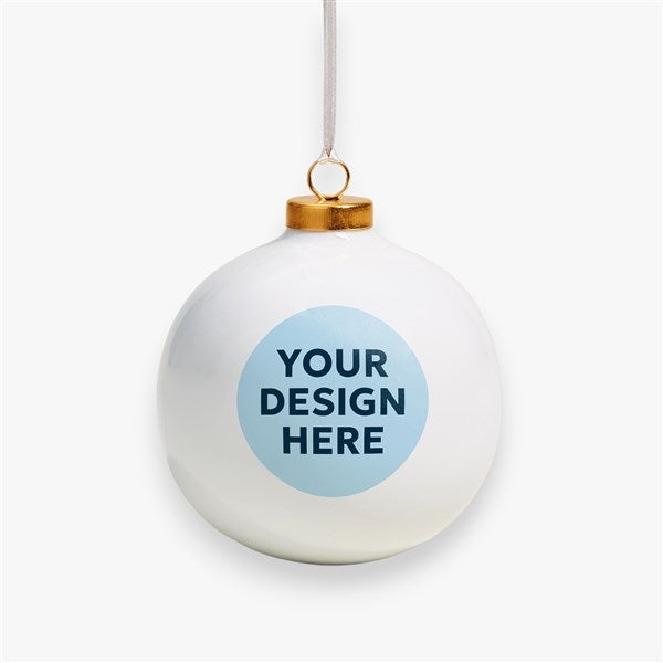 Corporate Logo Personalized Ball Ornament - 38579