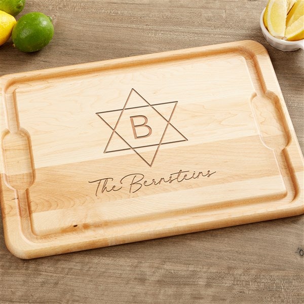 Spirit of Hanukkah Personalized Maple Cutting Boards  - 38580