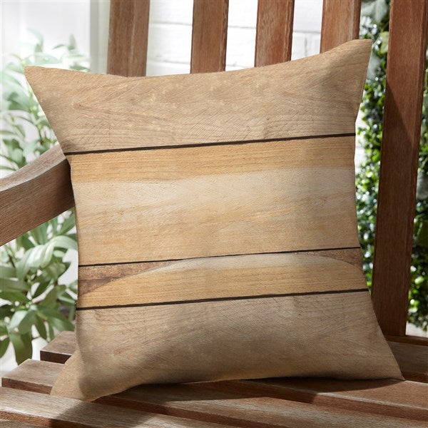 Backyard BBQ Personalized Outdoor Throw Pillow