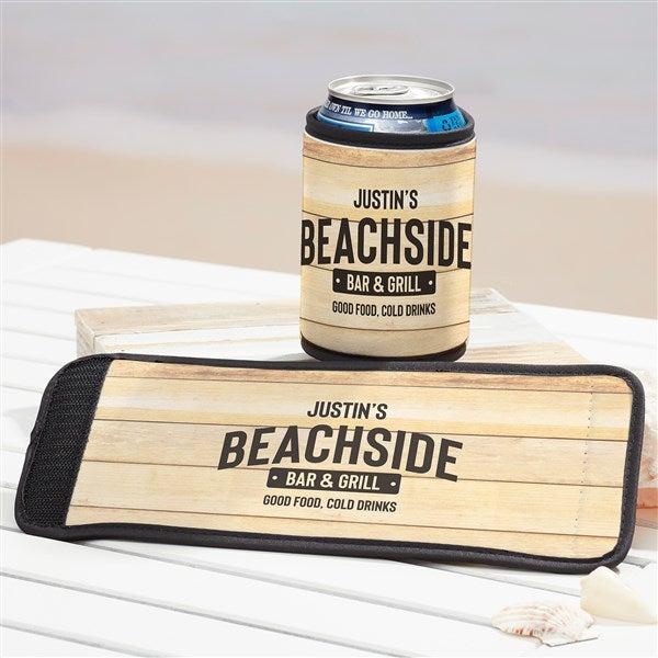 Backyard BBQ Personalized Beer Can & Bottle Wrap  - 38599