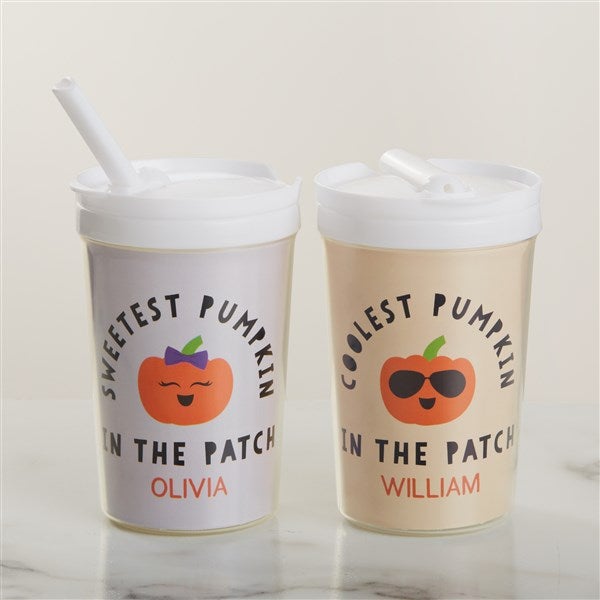 Coolest Pumpkin In The Patch Personalized Toddler 8oz. Sippy Cup  - 38602