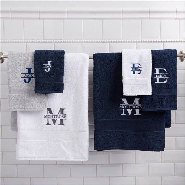 Monogrammed Luxury Cotton Towel Set