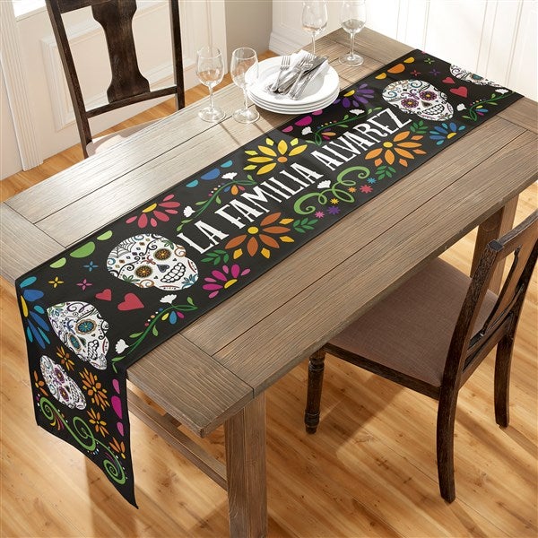 Day of the Dead Personalized Table Runner  - 38670