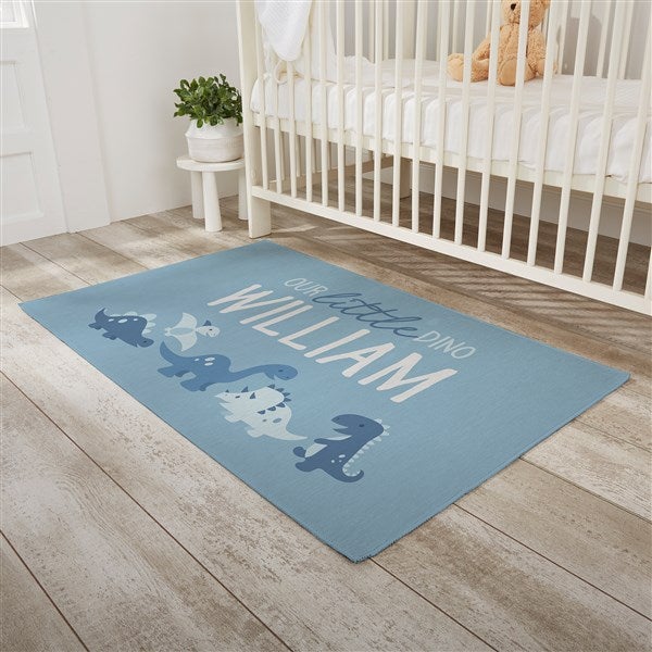 Baby Dino Personalized Nursery Area Rug- 2.5x4