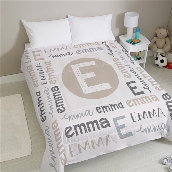 Youthful Name Personalized Comforter  - 38698D