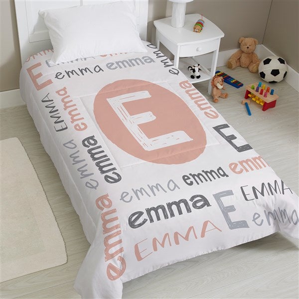 Youthful Name Personalized Comforter  - 38698D