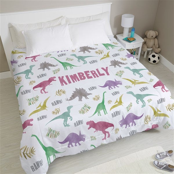 Dinosaur World Personalized Comforter  - 38704D