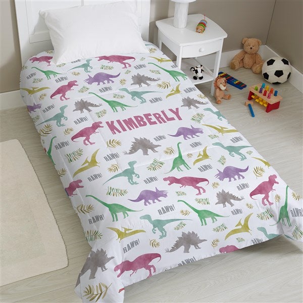 Dinosaur World Personalized Comforter  - 38704D