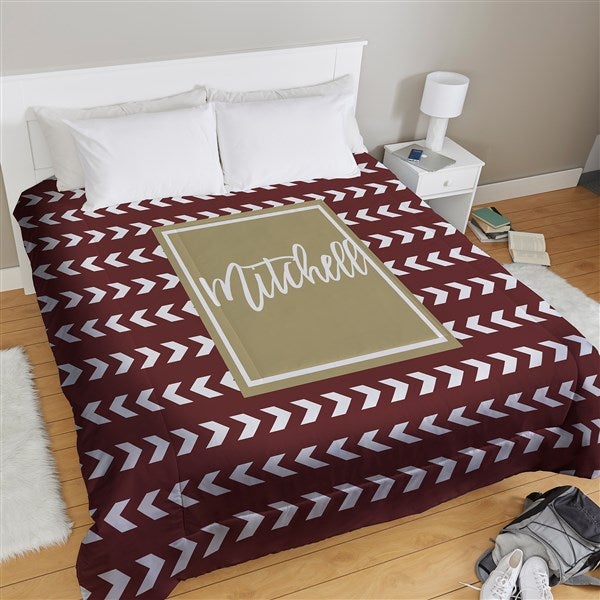 Pattern Play Personalized Comforter  - 38710D