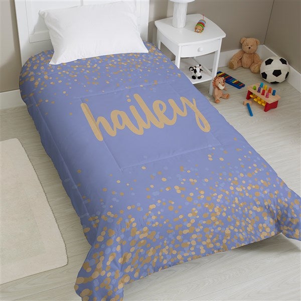 Sparkling Name Personalized Comforter  - 38712D