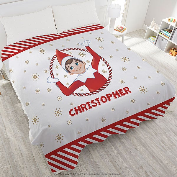 The Elf on the Shelf® Personalized Blanket  - 38715