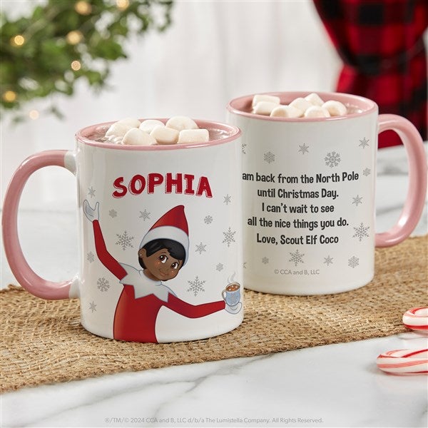 The Elf on the Shelf Personalized Christmas Mugs  - 38720