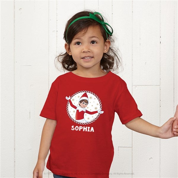 PersonalizationMall The Elf On The Shelf Personalized Hanes Kids T Shirt Youth X Small Royal Blue