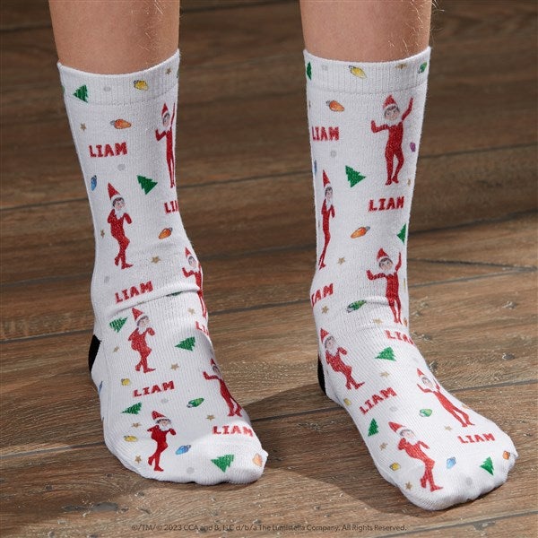 The Elf on the Shelf® Personalized Kids Christmas Socks - 38725