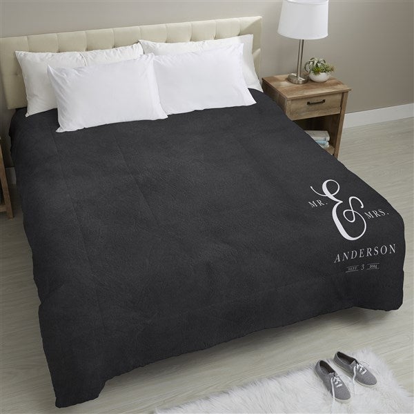 Moody Chic Personalized Comforter  - 38727D