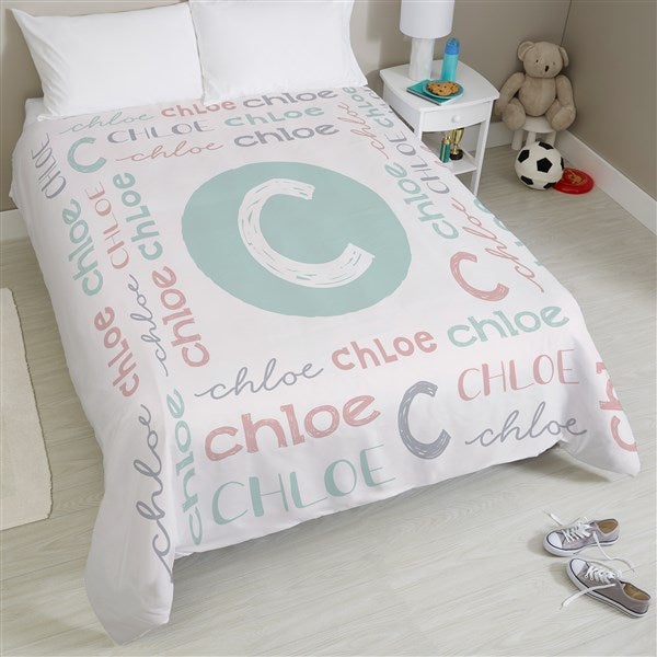 Youthful Name Personalized Duvet Cover  - 38732D