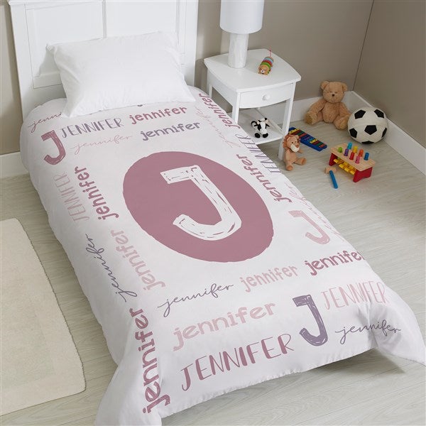 Youthful Name Personalized Duvet Cover  - 38732D