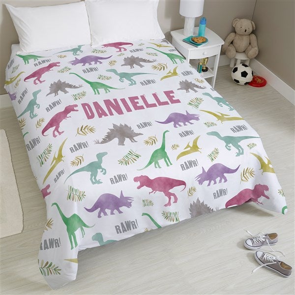 Dinosaur World Personalized Duvet Cover  - 38733D