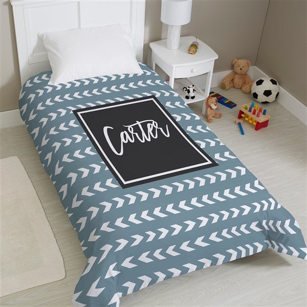 Pattern Play Personalized Duvet Cover  - 38737D