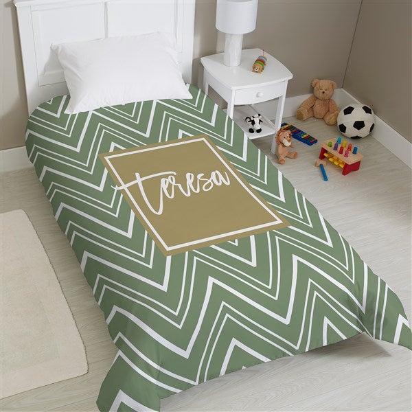 Pattern Play Personalized Duvet Cover  - 38737D