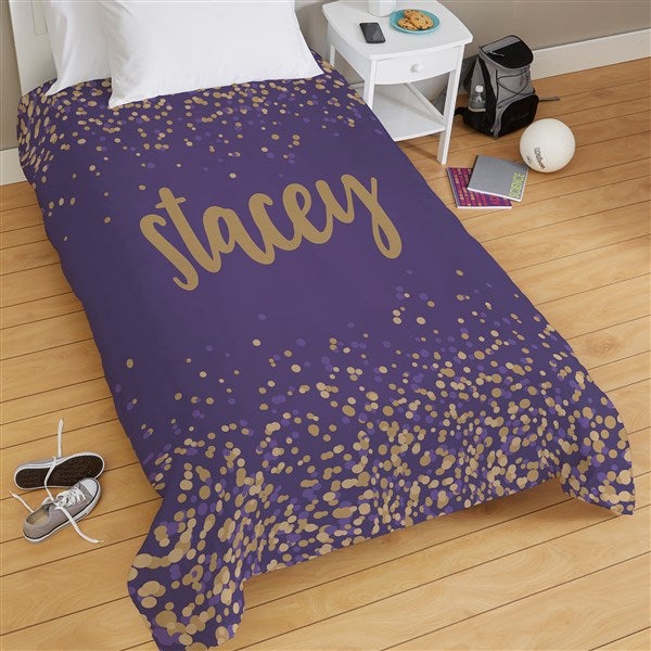 Sparkling Name Personalized Duvet Cover  - 38739D