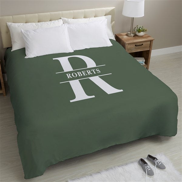 Lavish Last Name Personalized Duvet Cover  - 38742D