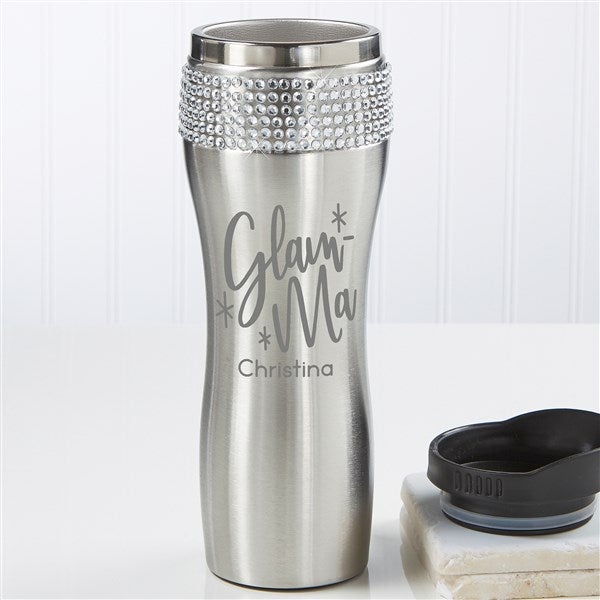 Glam-ma Personalized Stainless Steel Tumbler  - 38753