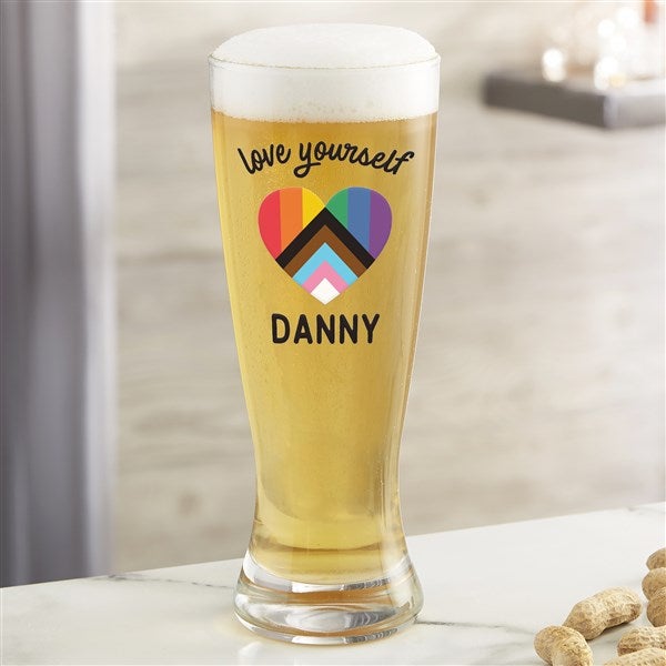 Love Yourself Printed Beer Glass Collection  - 38804