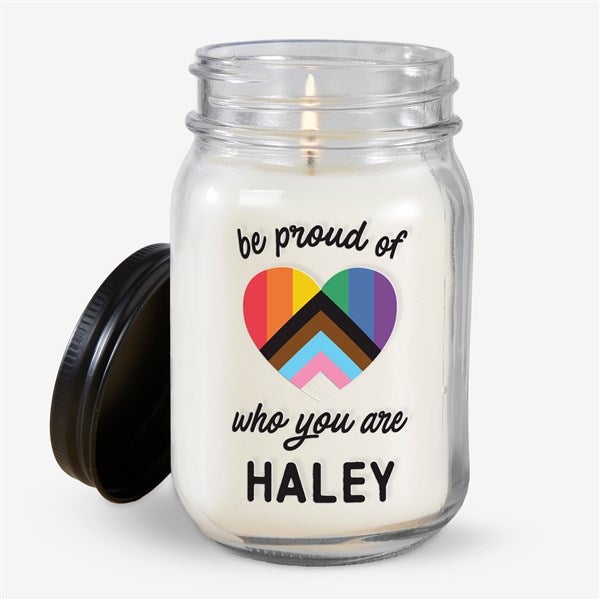 Love Yourself Personalized Farmhouse Candle Jar  - 38812