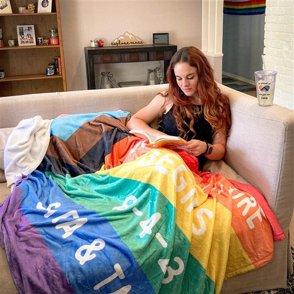 Love Yourself Personalized Blanket